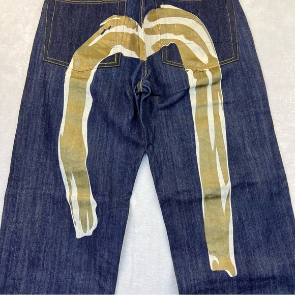 Evisu Lot 0001 Jeans Size 34 - Picture 3 of 8